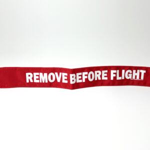 Remove before flight streamer rojo