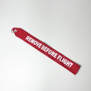 Remove before flight streamer rojo